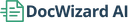 DocWizard AI startup logo on Aura++