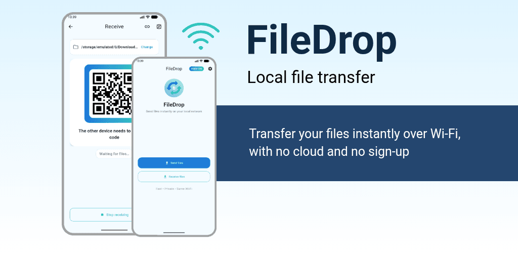 FileDrop - Local File Transfer - Product Image