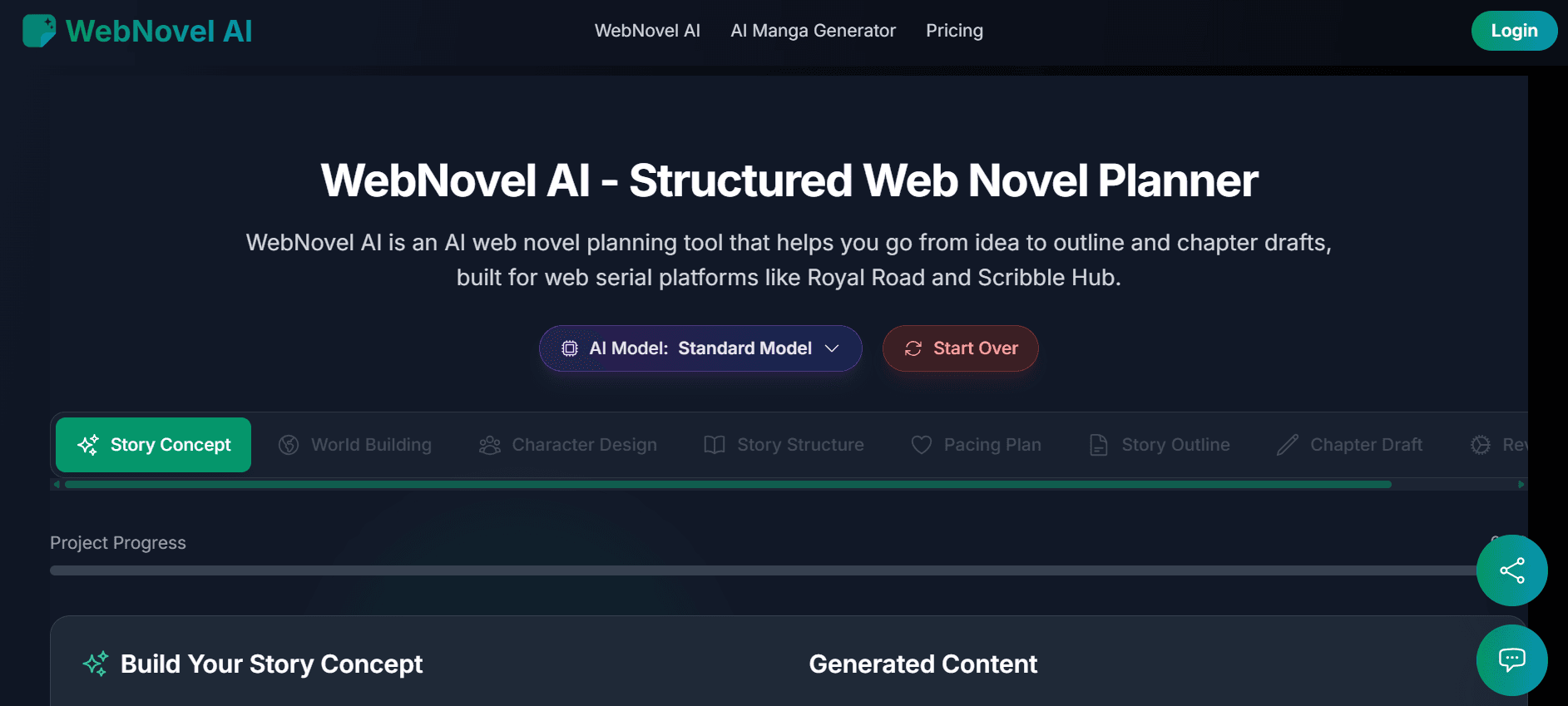WebNovel AI - Web Novel Planning Tool - Product Image