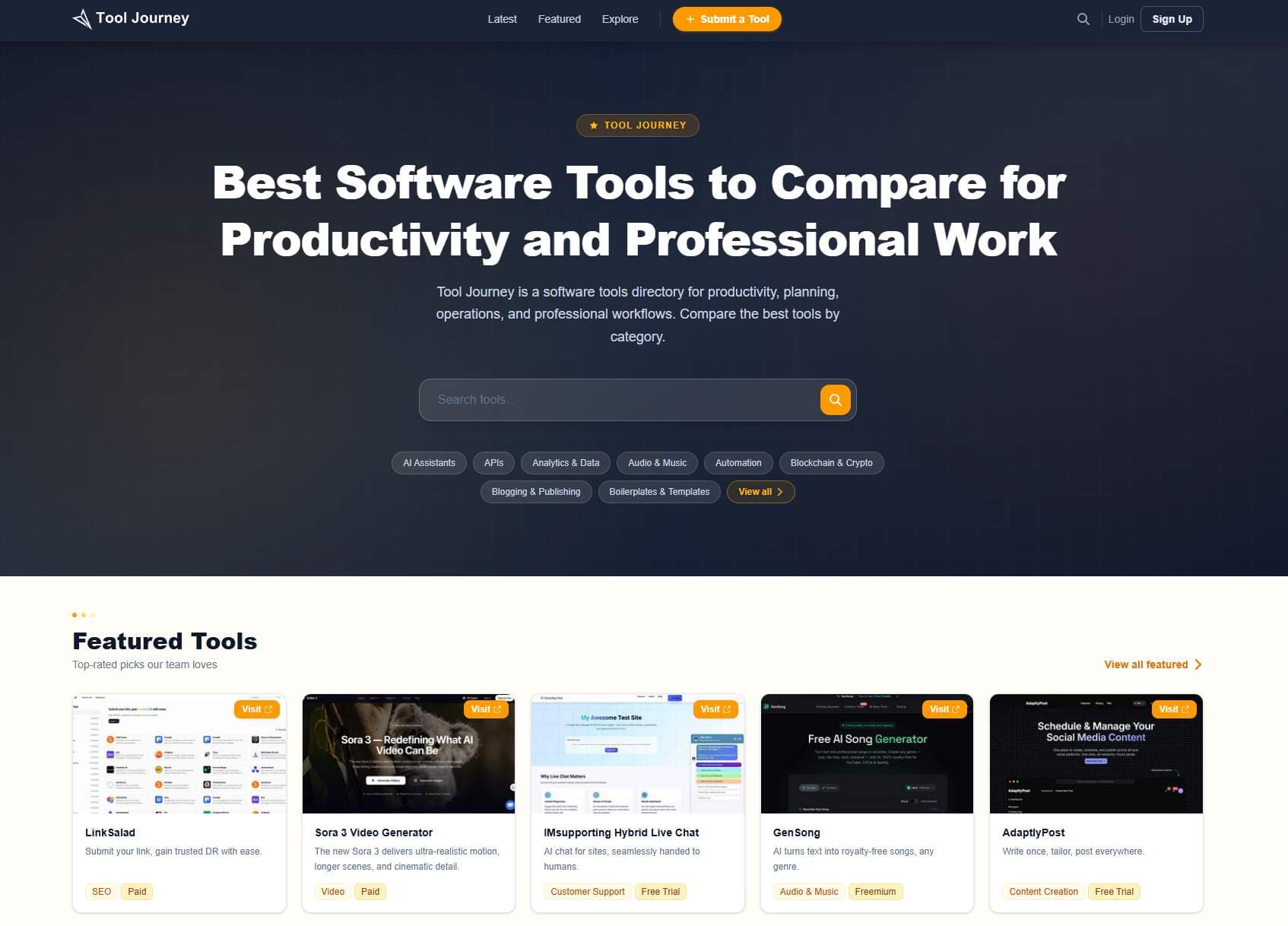 Tool Journey - Product Image