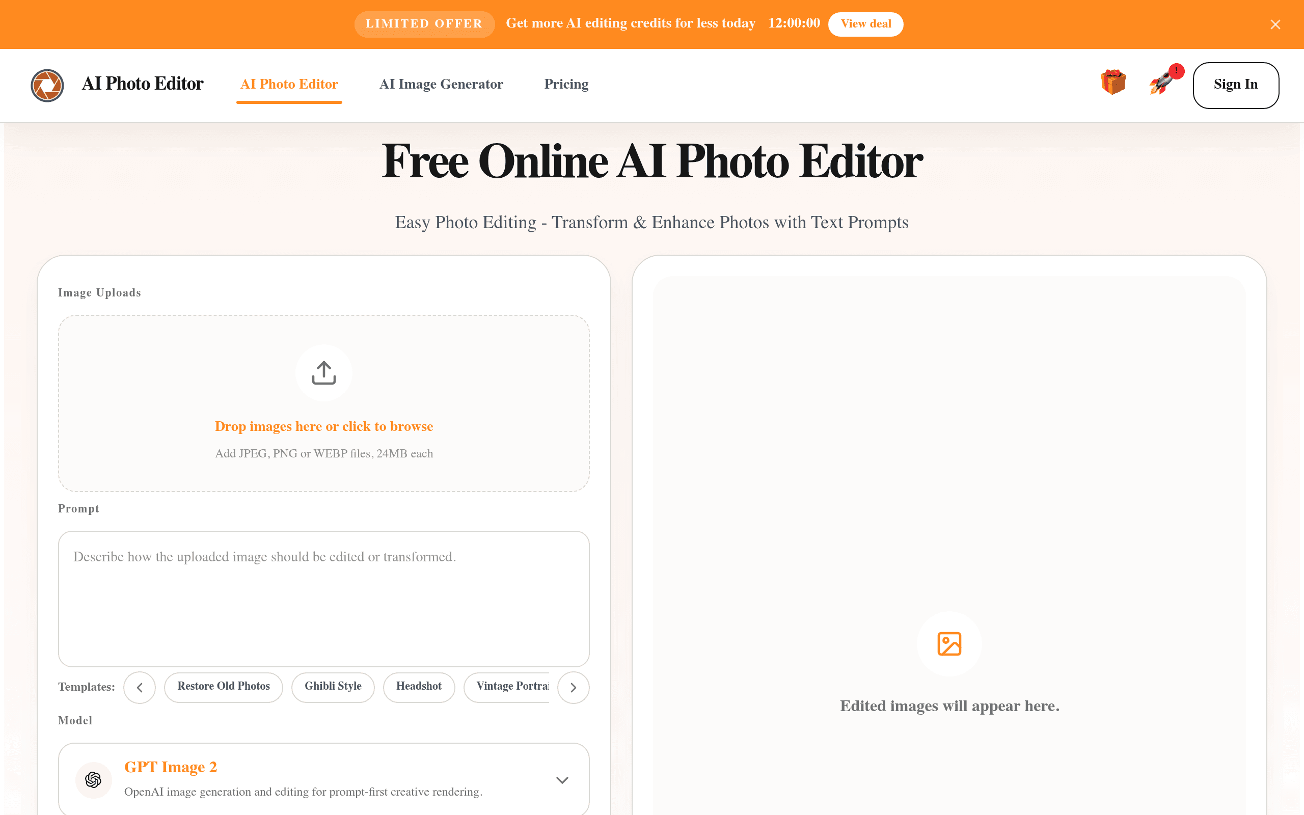 AI Photo Editor
