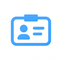 BadgeFlow: Easy Event Badge Generator Logo