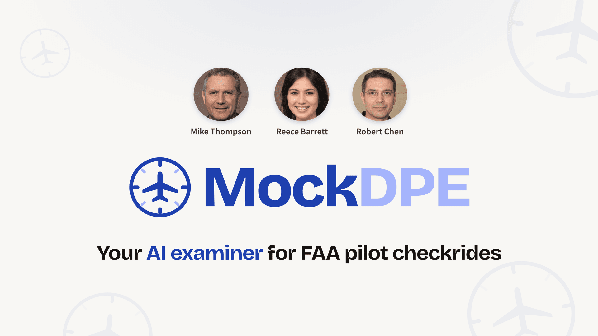 MockDPE: AI Built by Pilots, for Pilots product preview for startup listing on Aura++