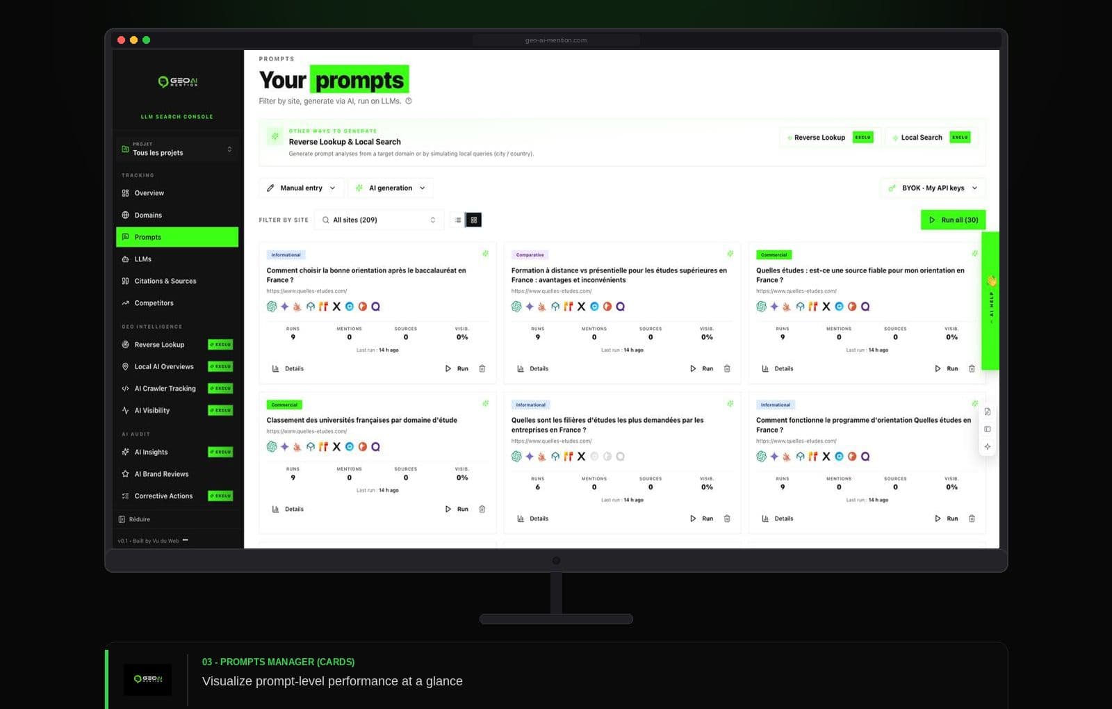 GEO AI Visibility Console - Product Image