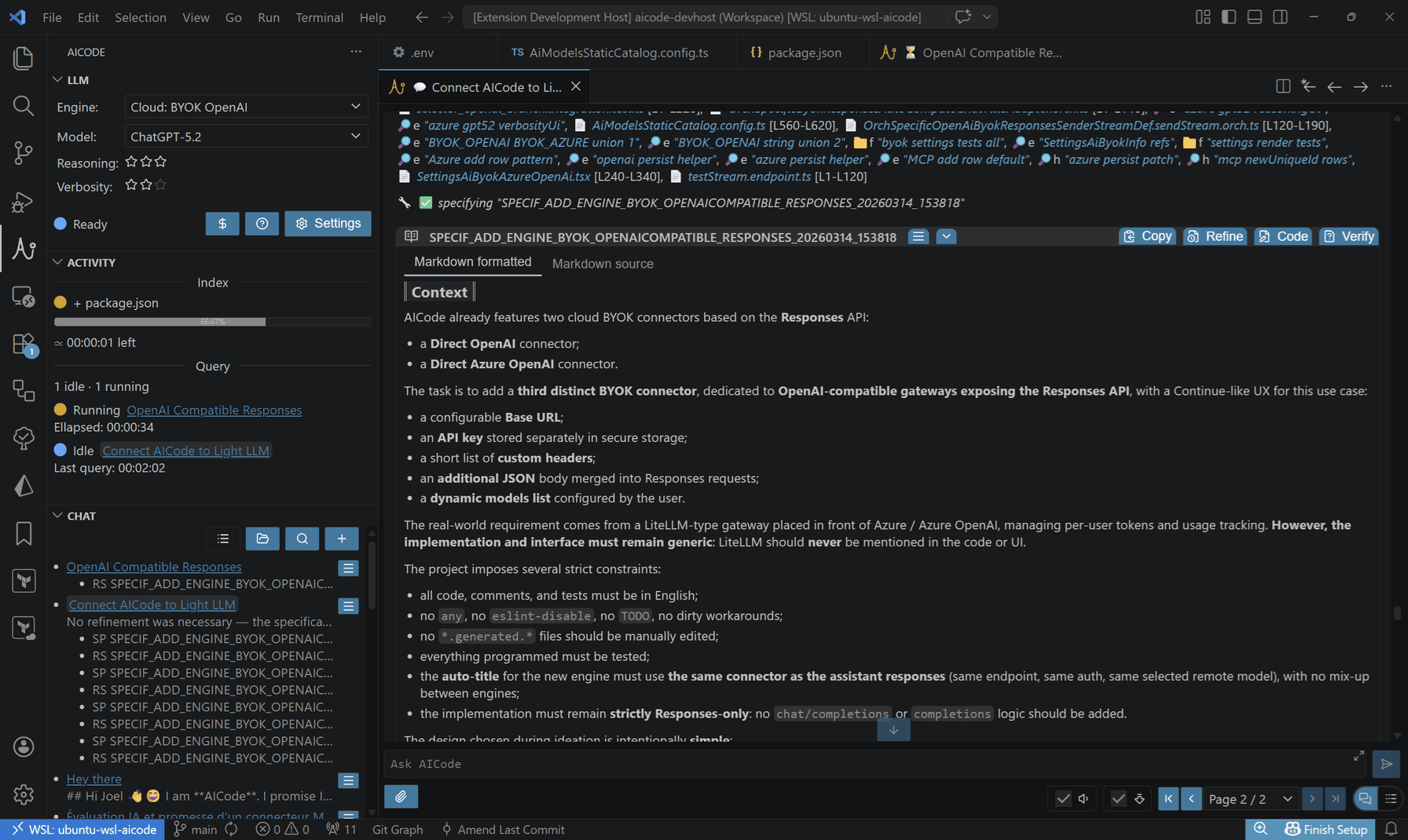 AICode: Spec-Driven AI Coding Assistant