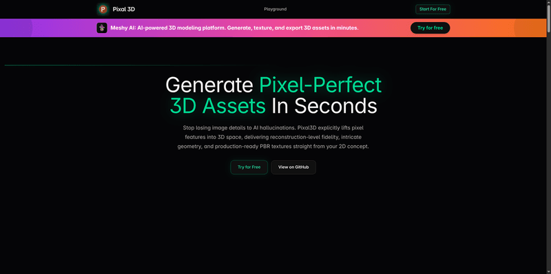Pixal3D