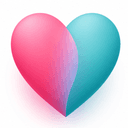 Connected Couples Relationship App startup logo on Aura++