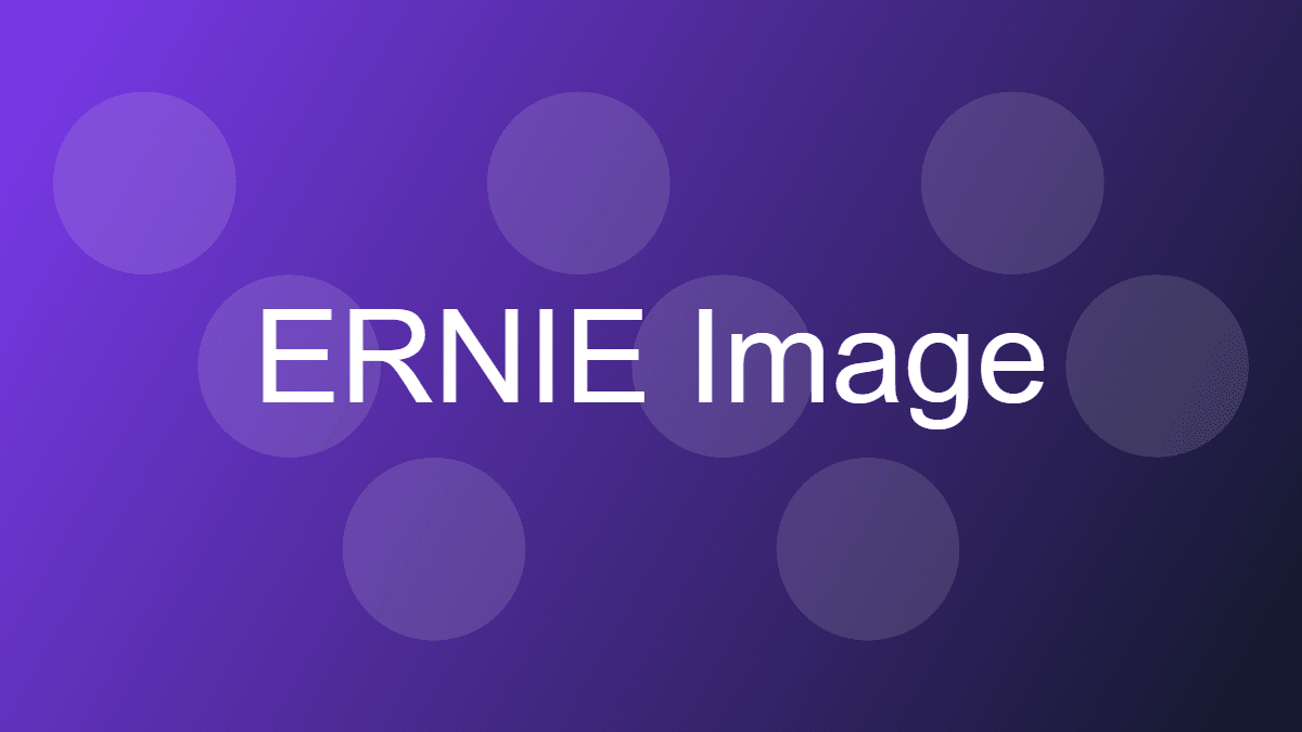 ERNIE Image