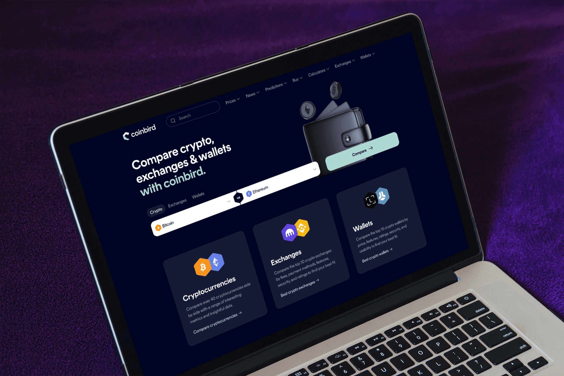 Crypto Comparison Platform - Product Image