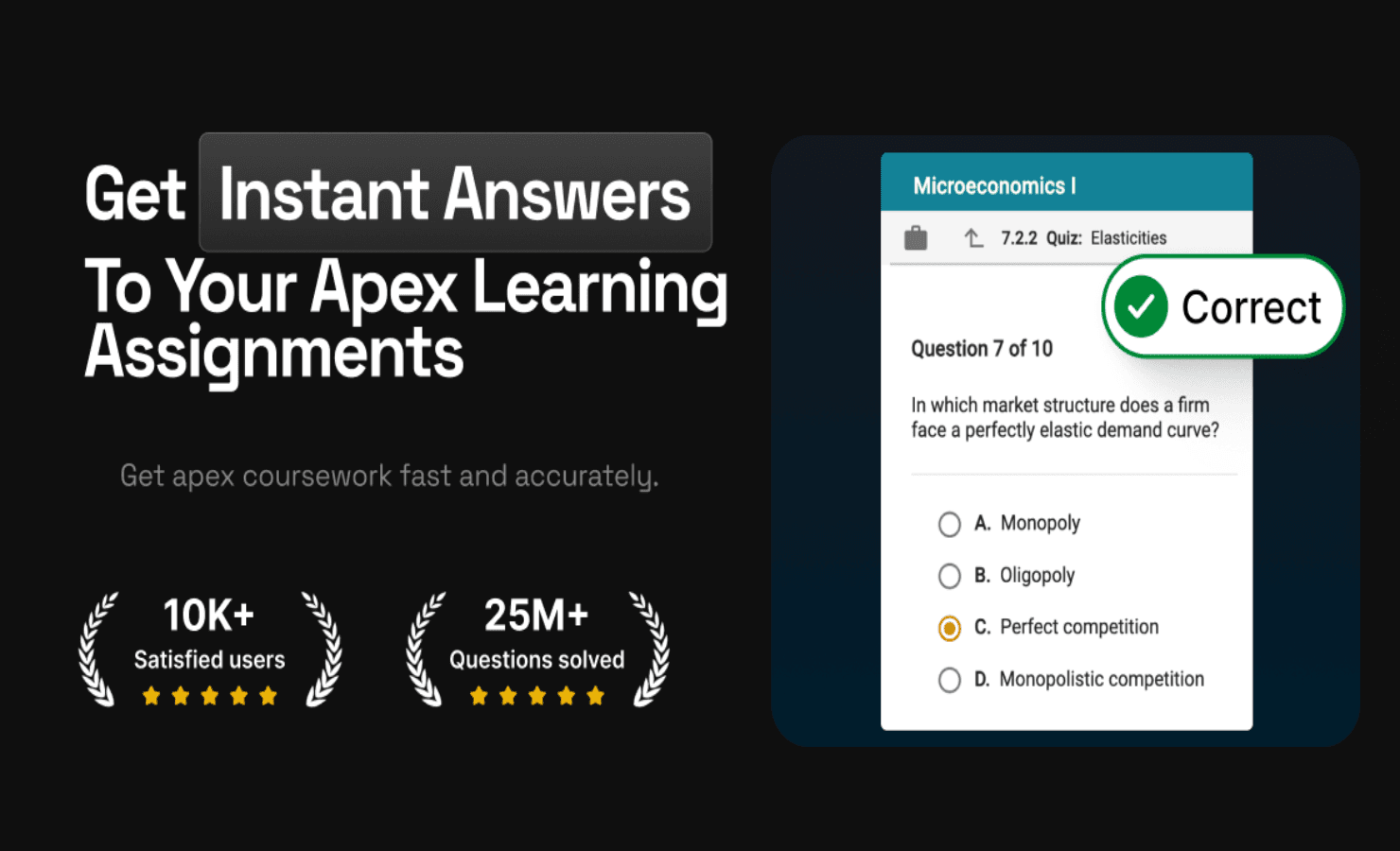 Apex Learning Answers Extension - Product Image