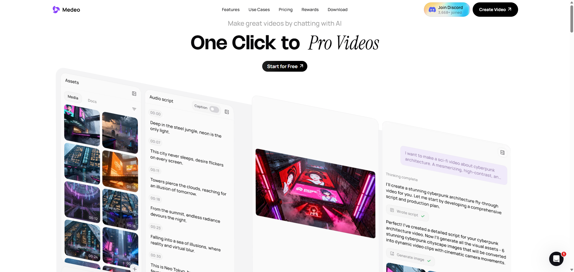 Medeo product preview for startup listing on Aura++
