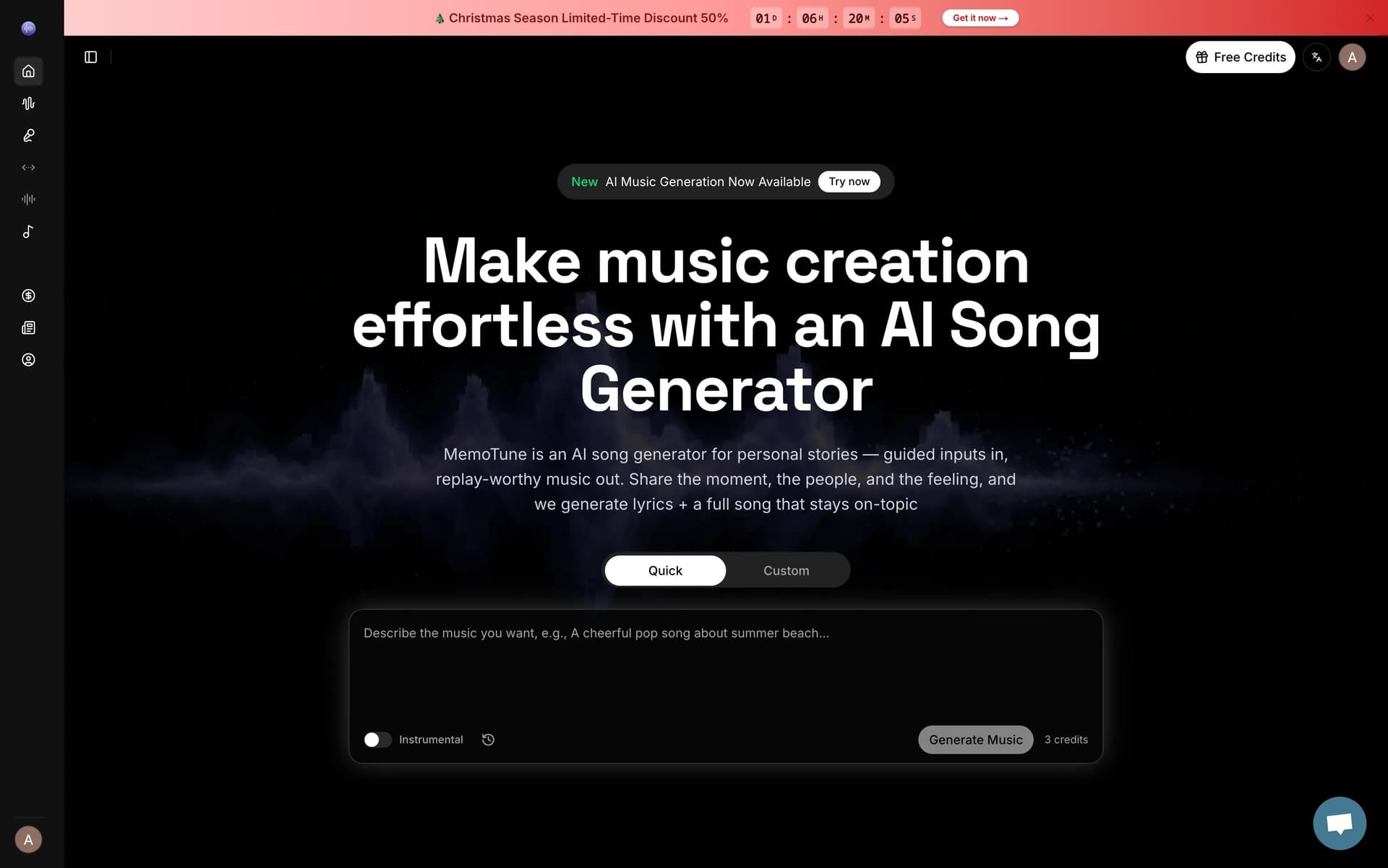 MemoTune AI Song Generator - Product Image