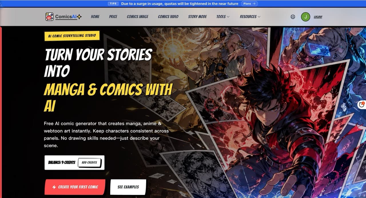ComicsAI - Product Image
