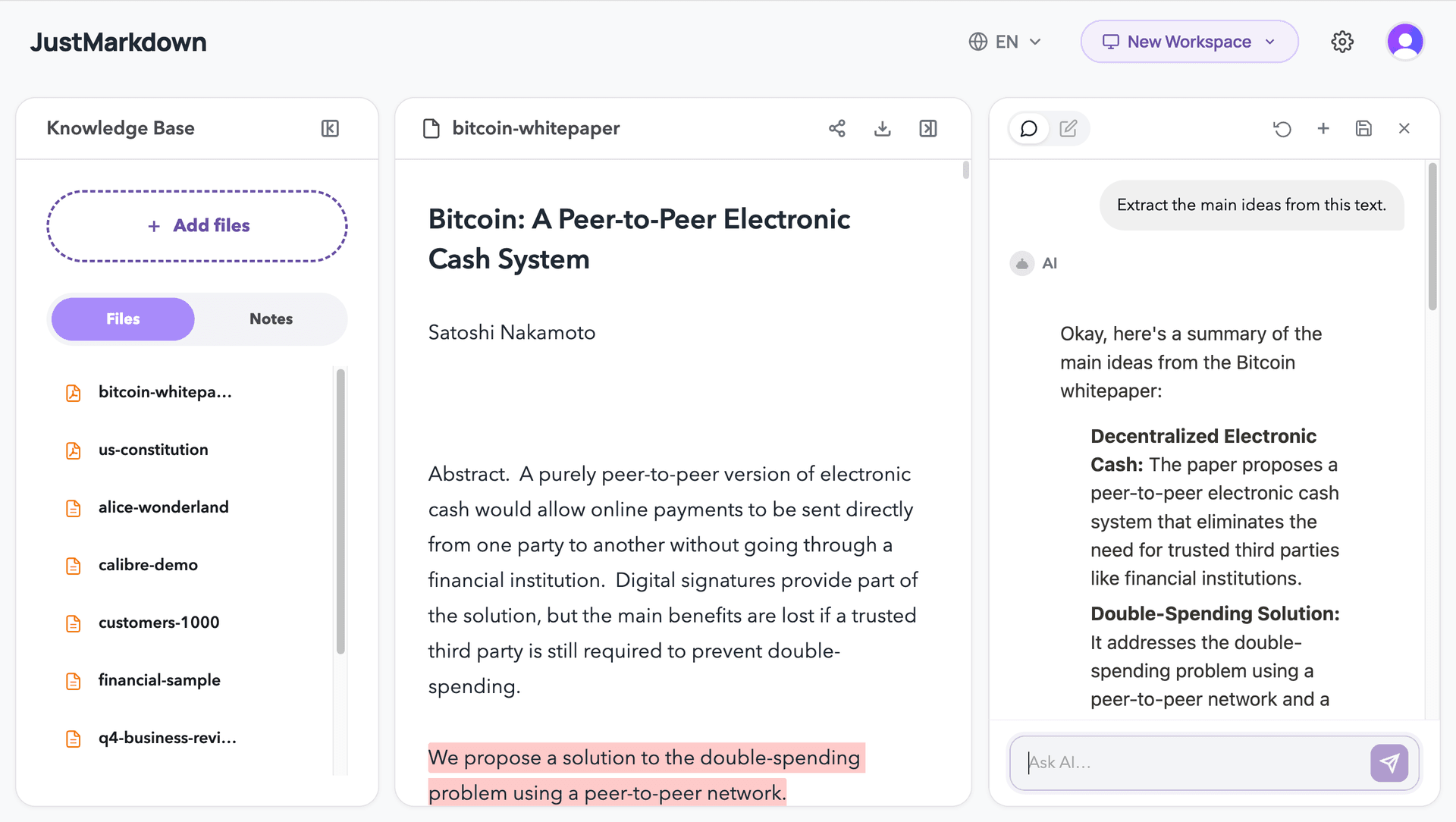 JustMarkdown - Product Image
