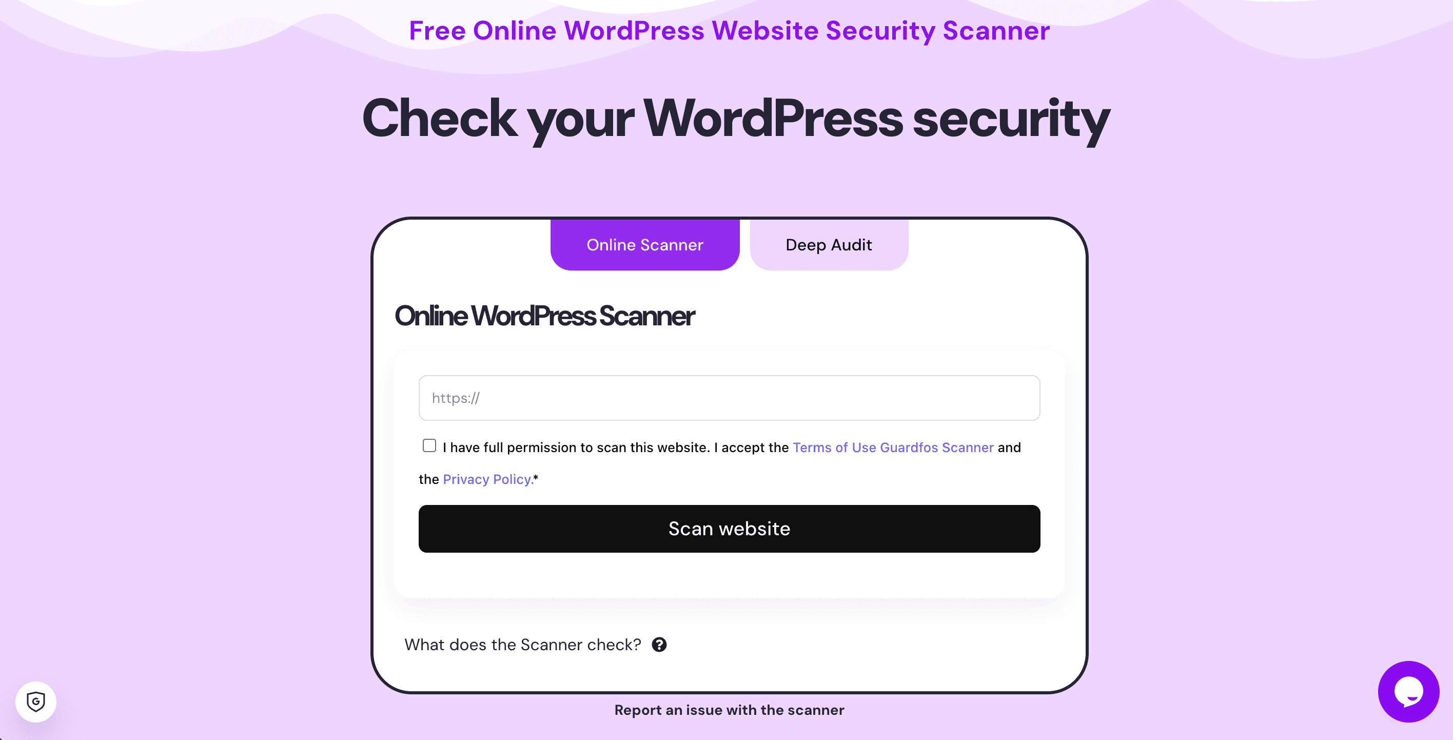 Guardfos Scanner