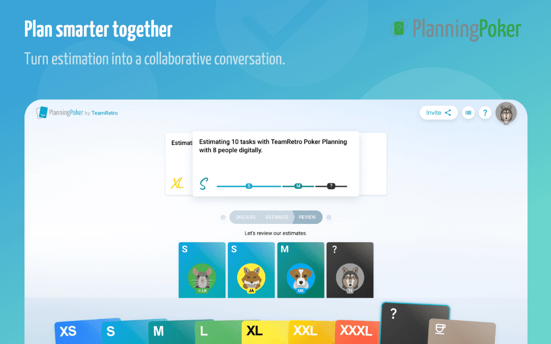 Planning Poker Estimation Tool - Product Image