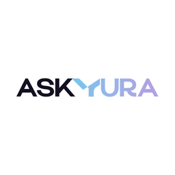 AskYura AI Chatbot Platform startup logo on Aura++