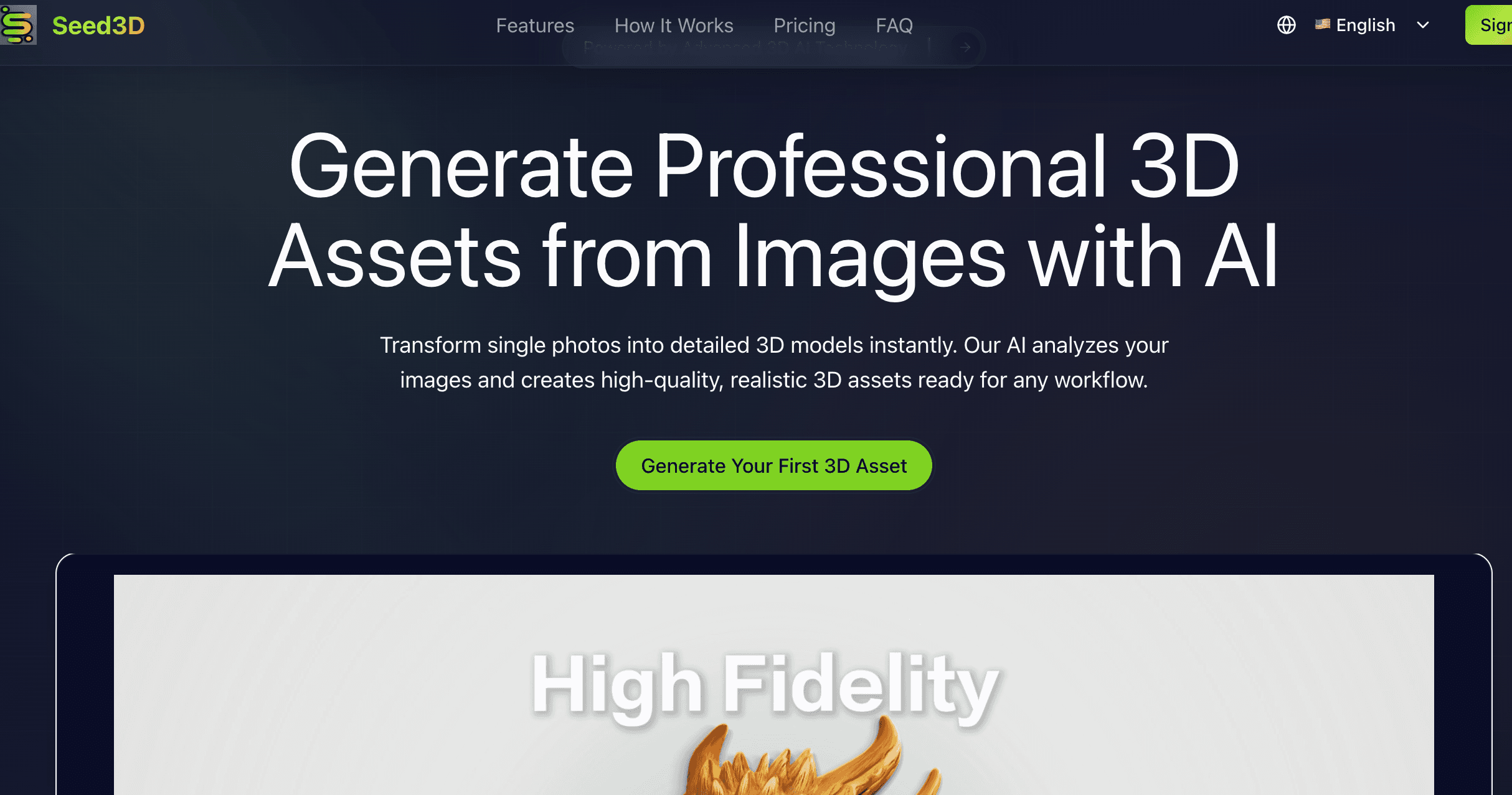 Seed3D AI Asset Generator