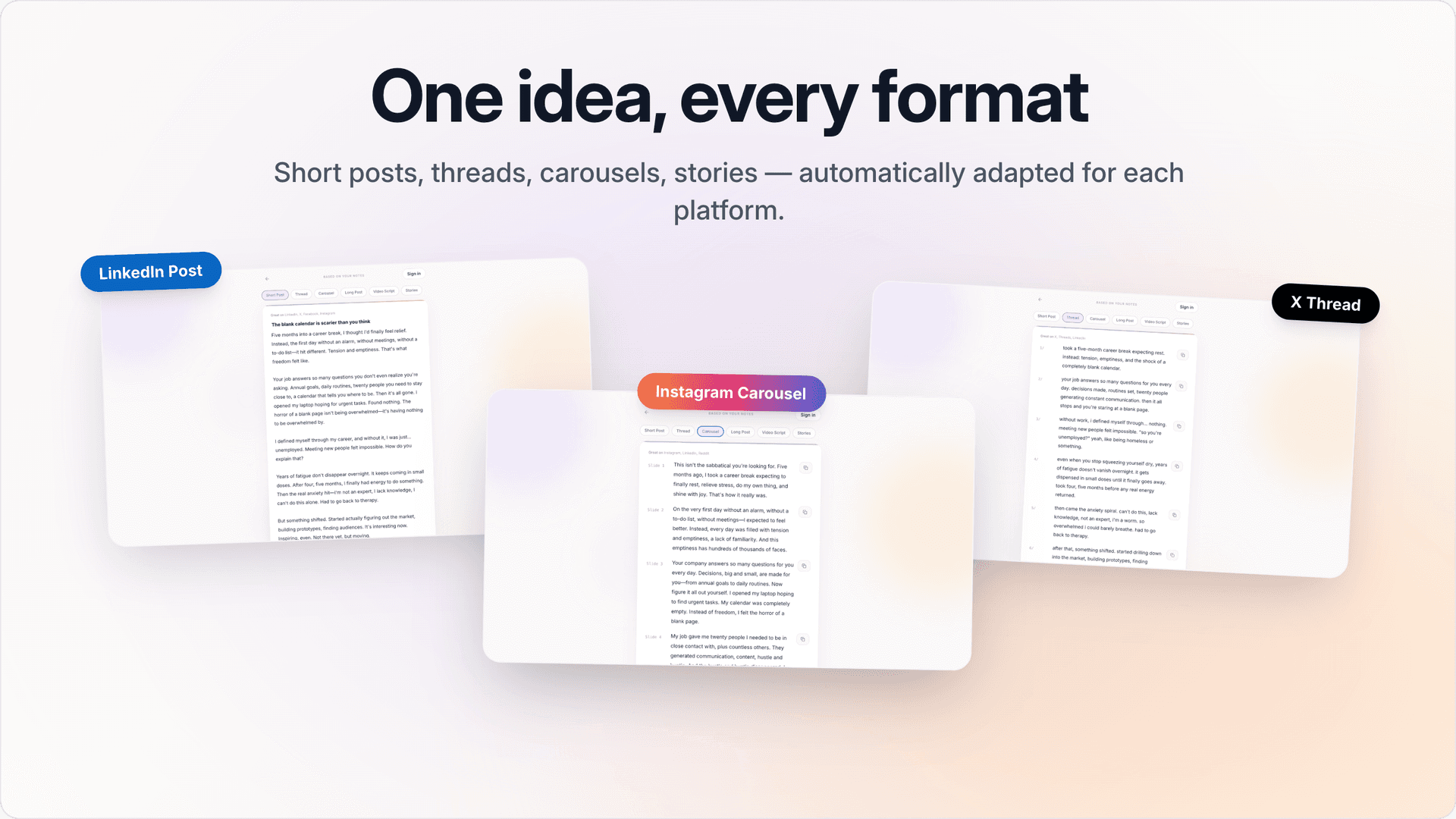 Voice to post - Product Image