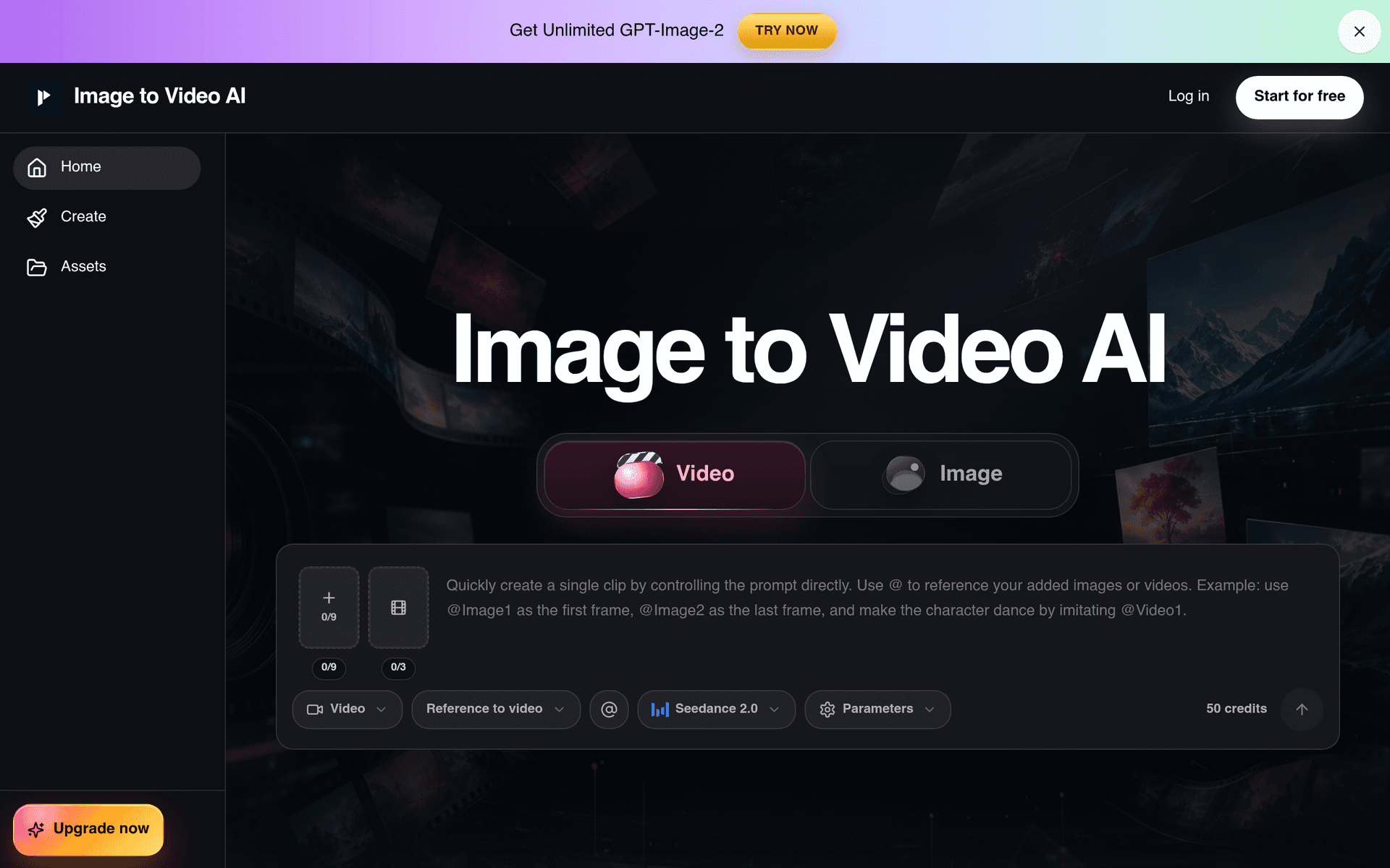 Image to Video AI product preview for startup listing on Aura++