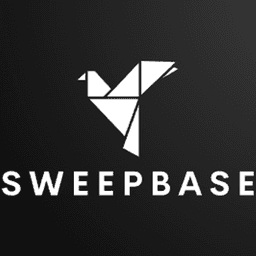 Sweepbase startup logo on Aura++