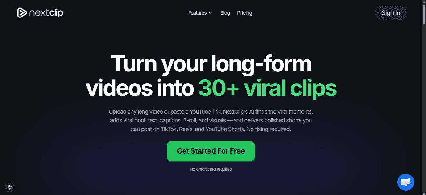 NextClip: AI Video Shorts Generator - Product Image