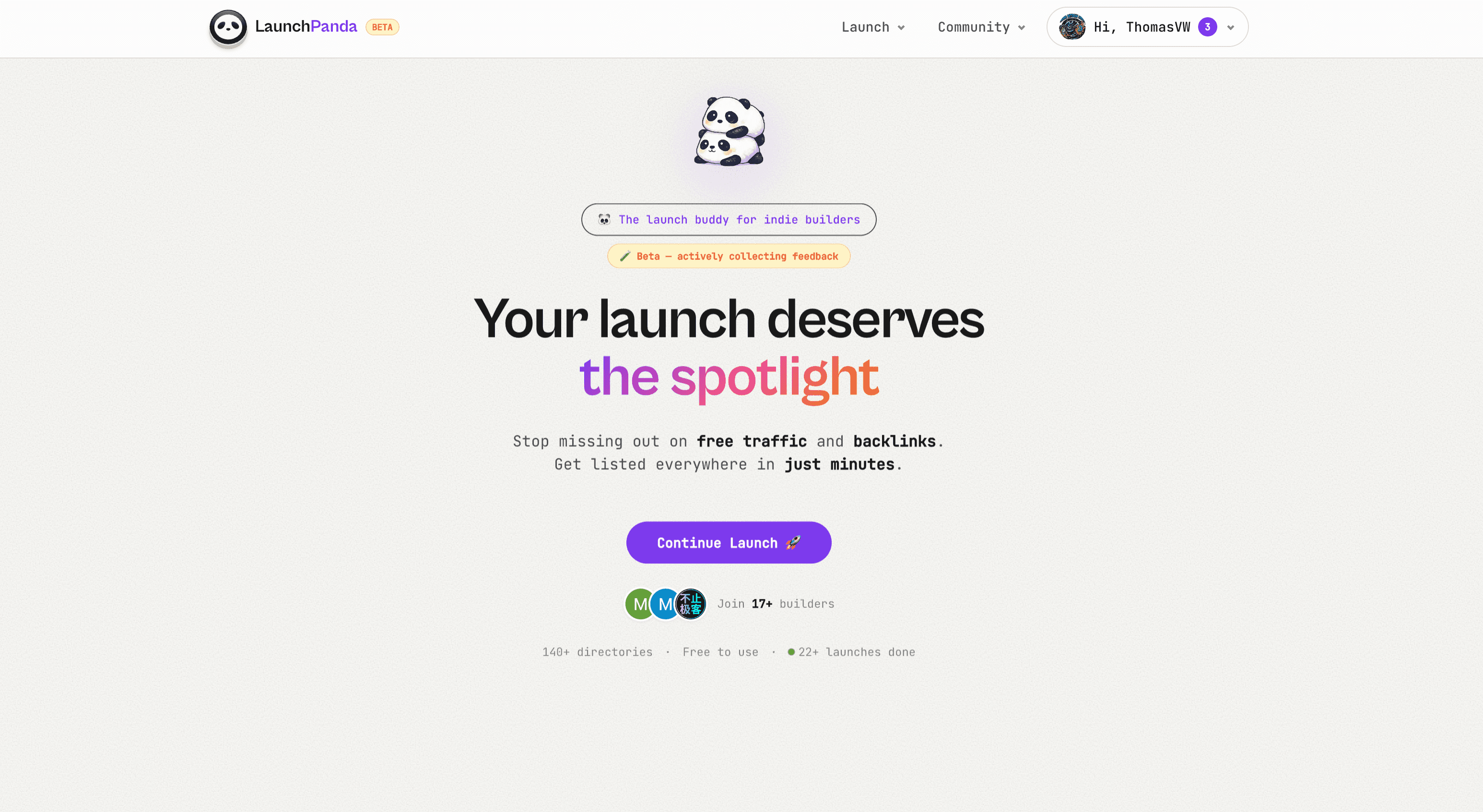 Launch Panda