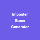 Imposter Game Generator startup logo on Aura++