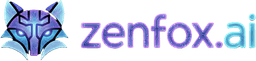 Zenfox.ai startup logo on Aura++