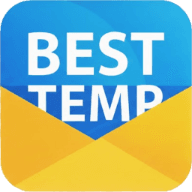 Best Temp Mail startup logo on Aura++