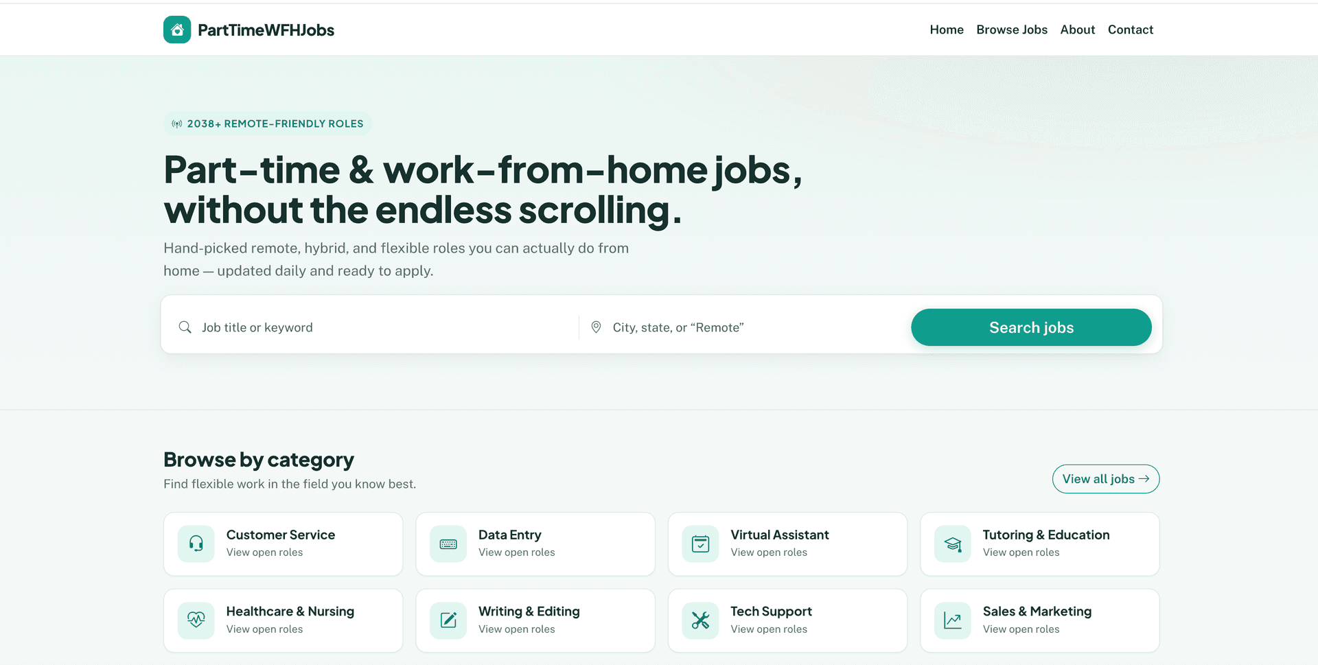 PartTimeWFHJobs - Product Image