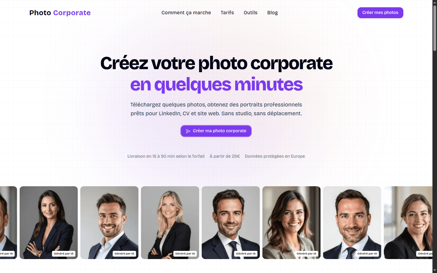 Photo Corporate product preview for startup listing on Aura++