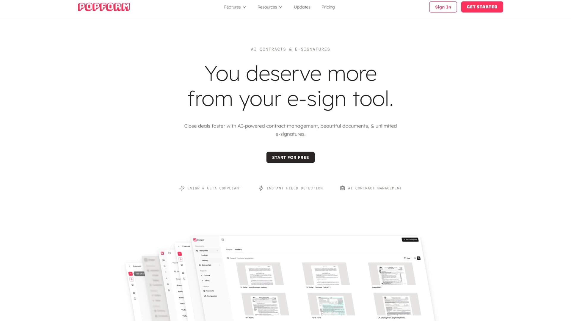 Popform product preview for startup listing on Aura++