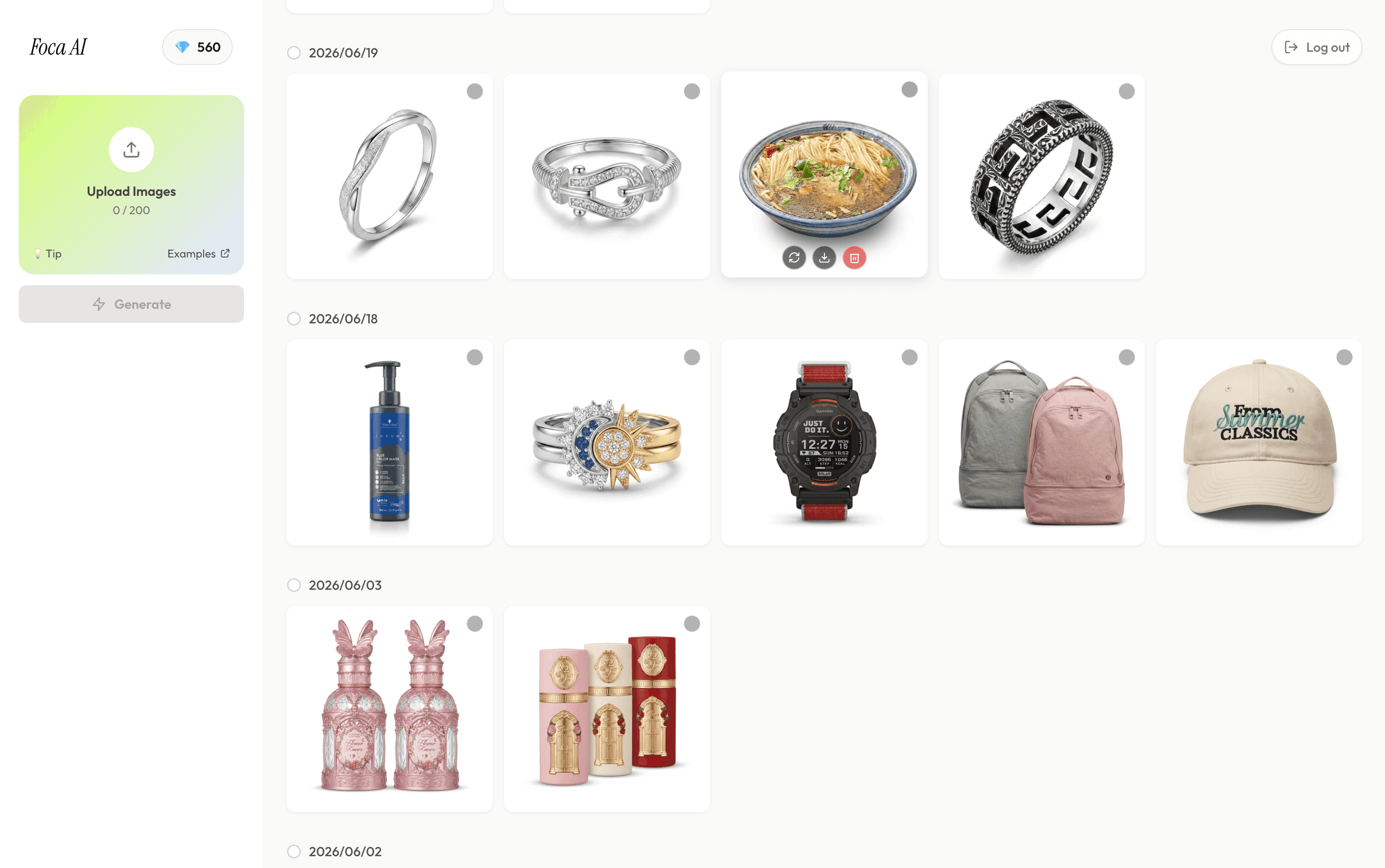Foca AI Product Photography