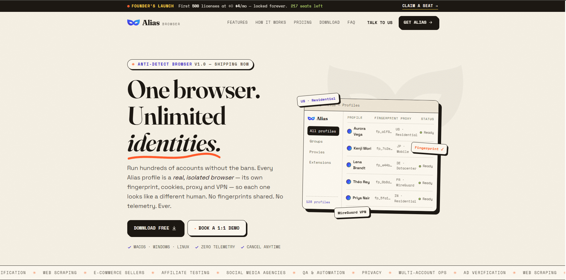 Alias Browser