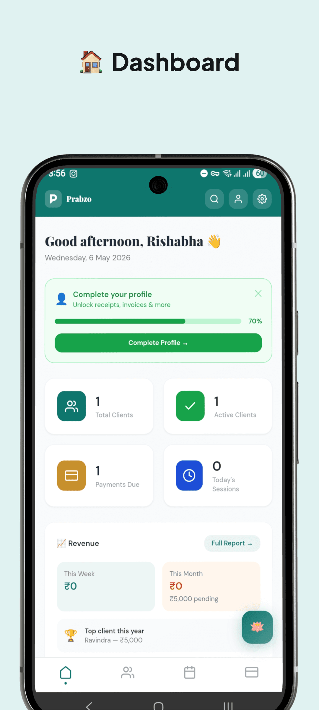 Prabzo - Client Manager