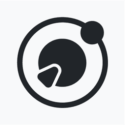 Flowton: the "time particle" startup logo on Aura++