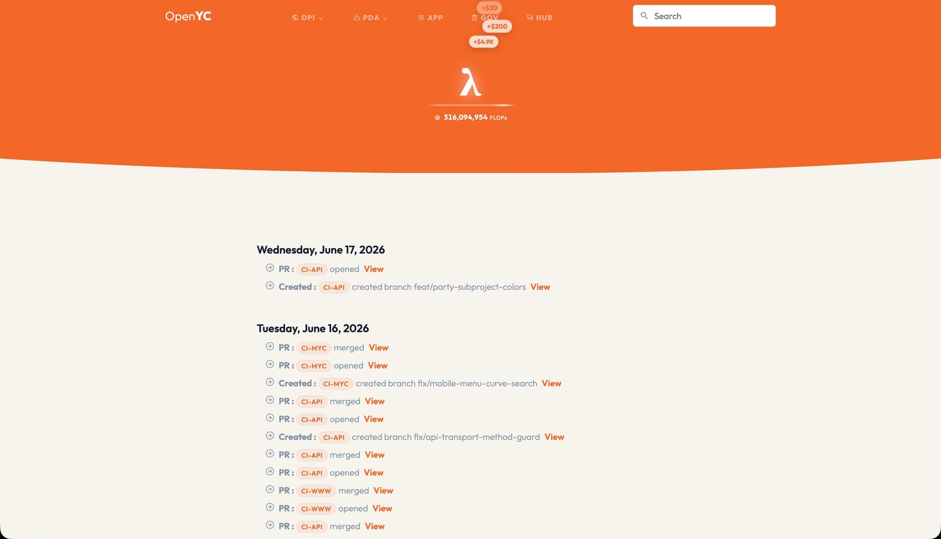 OpenYC product preview for startup listing on Aura++