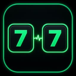 Digit Pairs: Neon Number Puzzle Game startup logo on Aura++