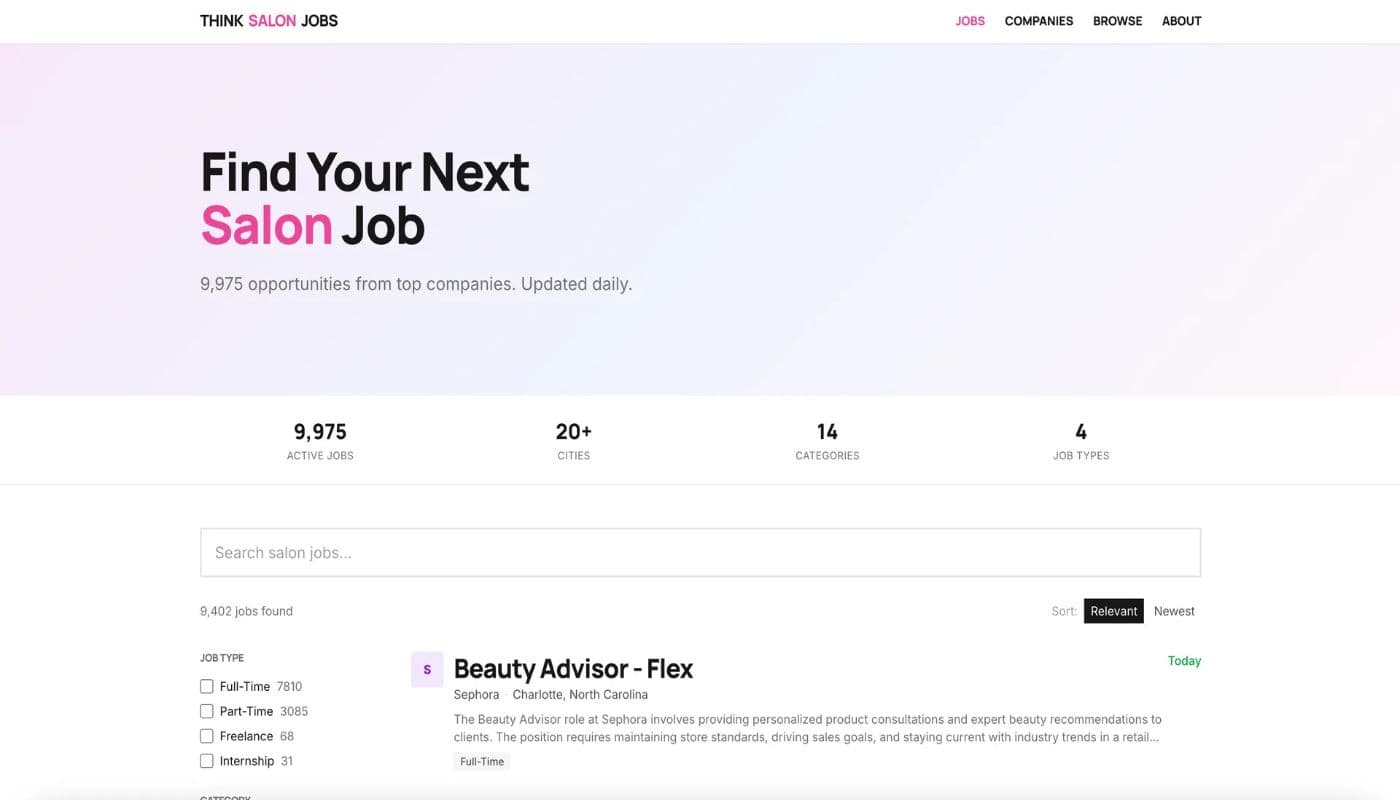 Think Salon Jobs - Product Image