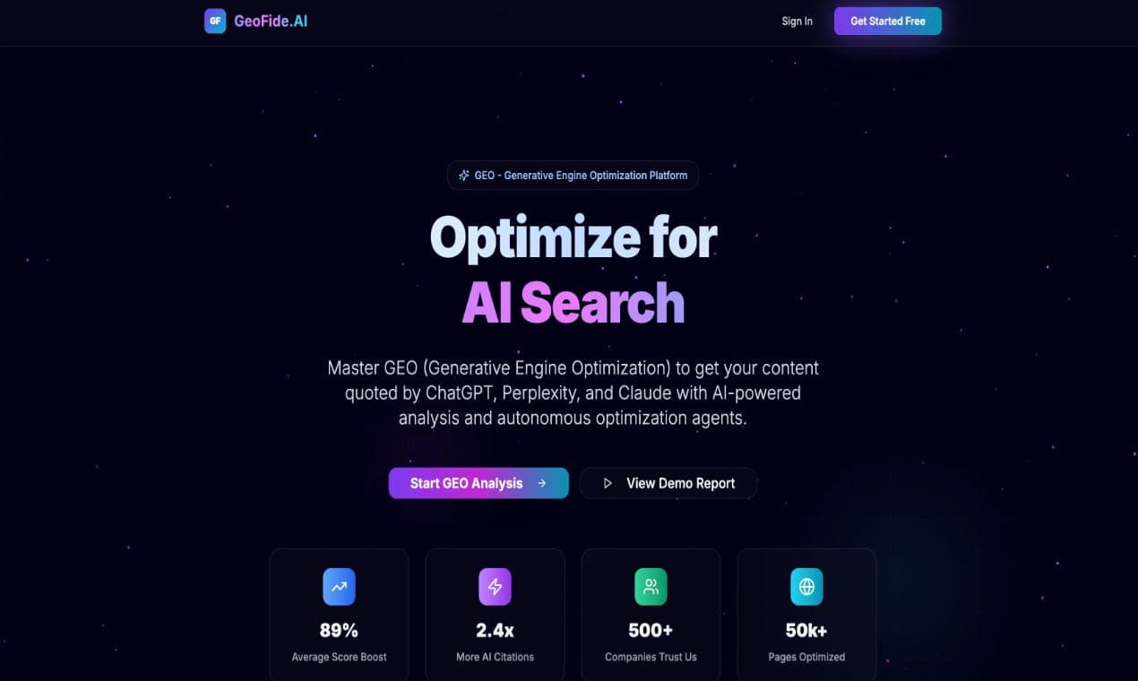 GeoFide AI